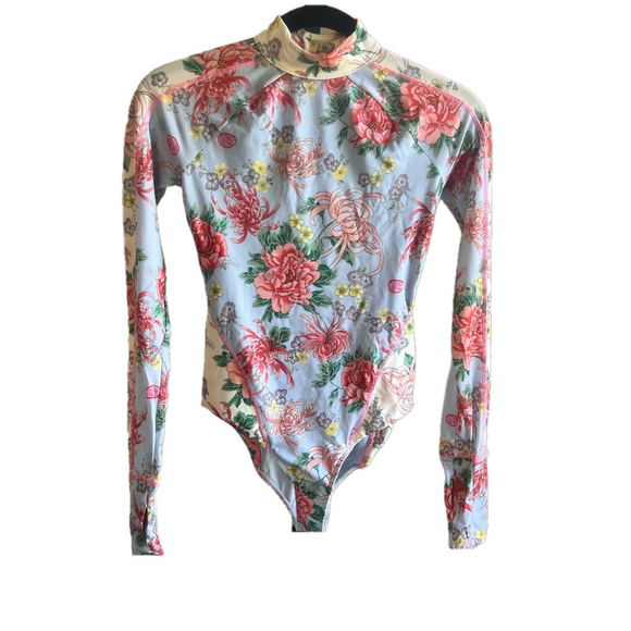 HAH We Are Hot As Hell Tops - We are HAH “Hot as Hell” Gloves Off Women's Bodysuit Swimsuit Size XS #C24471